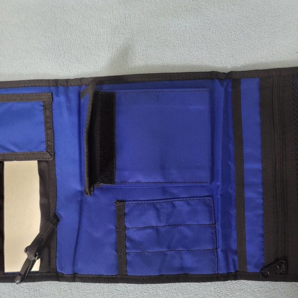 LL BEAN Organizer Travel Toiletry Bag Black 9x7‎ when Closed - Picture 6 of 12